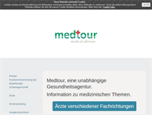 Tablet Screenshot of medizintour.com